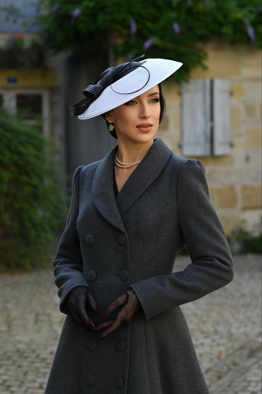 Gracie Grey Swing Coat